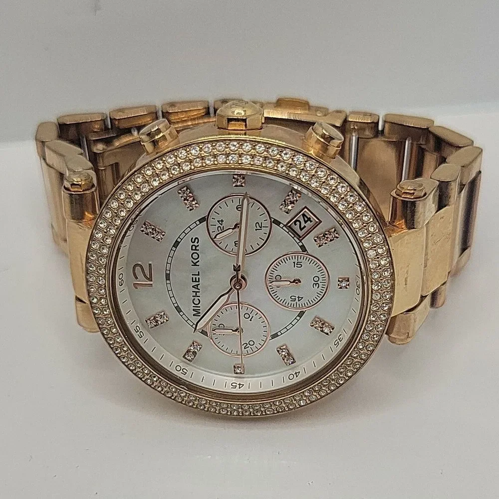 Michael Kors Parker MK5491 Women Stainless Steel Analog Dial Quartz Watch BC685